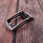 Men's Genuine Leather Ratchet Belt - Automatic Click Buckle - Image 2