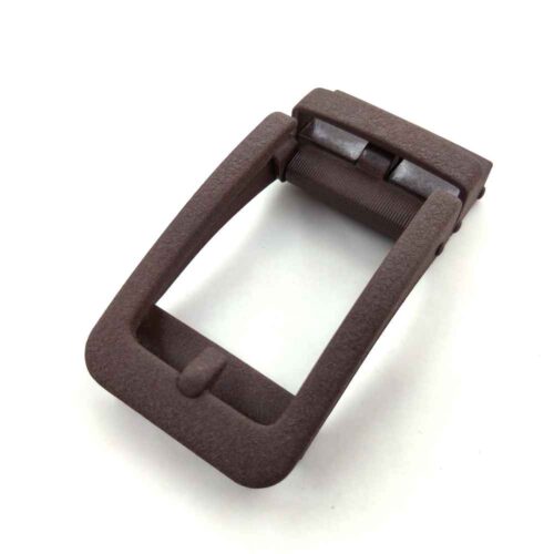 Retro Hollow-out Mens Sliding Adjustable Oxblood Red Buckle, Trim to Fit less than 1 1/2" Leather Ratchet Dress Belt can be custom KAL2