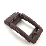 Retro Hollow-out Mens Sliding Adjustable Oxblood Red Buckle, Trim to Fit less than 1 1/2" Leather Ratchet Dress Belt can be custom KAL2 - Image 3