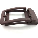 Retro Hollow-out Mens Sliding Adjustable Oxblood Red Buckle, Trim to Fit less than 1 1/2" Leather Ratchet Dress Belt can be custom KAL2 - Image 4