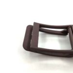 Retro Hollow-out Mens Sliding Adjustable Oxblood Red Buckle, Trim to Fit less than 1 1/2" Leather Ratchet Dress Belt can be custom KAL2 - Image 6