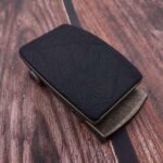 Bottle opener Men's Automatic Buckle Match less 1 1/2" Ratchet Men Belt Vintage Fashion Surface Black Leather KAL3 - Image 2