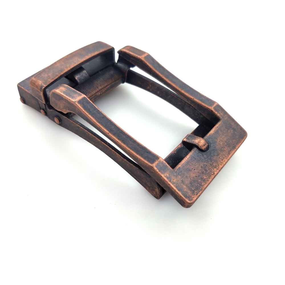 IMG_20191109_091907 复制Vintage Bronze Men's Automatic Buckle Fit In Less Than 1 1/2" Ratchet Leahter Belt Large Size Leather Belt Buckle KAL4 (复制) - Image 1