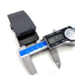Wholesale Men's Sliding Belt Strap Automatic Surface Leather Buckle Only For 1 3/8" belt, Replacement Leather Ratchet Belt 1.38" width KAM 8 - Image 3