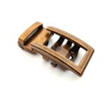 Wholsale And Customizable Mens Sliding Automatic Buckle Ratchet For 1 3/8" Dress Leather Belt , Low MOQ KAM6