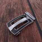 Wholesale Custom Automatic Buckle Hollow Out 40mm Ratchet Belt Buckle Only For 1 3/8 Slide Belt Strap, Automatic Click Buckle Adjustable KAM25 - Image 2