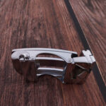 Wholesale Custom Automatic Buckle Hollow Out 40mm Ratchet Belt Buckle Only For 1 3/8 Slide Belt Strap, Automatic Click Buckle Adjustable KAM25 - Image 6