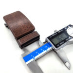 Custom Automatic Buckle of Leather Surface Ratchet Belt Buckle Only for 1 3/8 Slide Ratchet Belt Strap, Automatic Click Buckle Adjustable KAM25 - Image 3