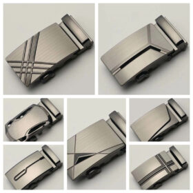 Wholesale Men Adjustable Automatic Easier Cheap Custom Belt  Buckles for 1 3/8" Premium Leather Ratchet Slide Belt M12