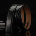 Wholesale 2 Colors Style Men's 1 3/8" Ratchet Cow Leather Belt  Strap For Men Customizable B2