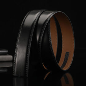 Wholesale 2 Colors Style Men's 1 3/8" Ratchet Cow Leather Belt  Strap For Men Customizable B2