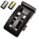 Wholesale Three Colors Available Men's Hollow-Out Automatic Sliding Belt Buckle For 1 3/8" Men's Ratchet Leather Belt, Multiple Styles Available M2 - Image 2