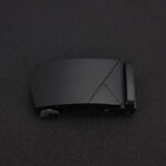 Wholesale Men's Belt Black Blank Surface Buckle Fit In 1 3/8" Ratchet leather Slide Belt ,Customizable M8 - Image 4