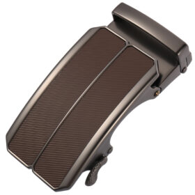Brown Twill Patch/Matte Gunmetal Base Buckle