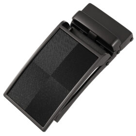 24919 Square Texture/Matte Gunmetal Buckle