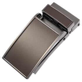 0227 Brown Plate / Gunmetal Buckle