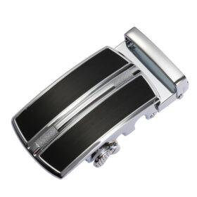 Black Brushed Plate / Chrome - Magnetic Base