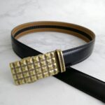 Wholesale Bonitogo Alloy ratchet men's retro bronze belt dancreation-8617 - Image 4
