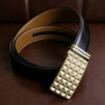 Wholesale Bonitogo Alloy ratchet men's retro bronze belt dancreation-8617 - Image 2