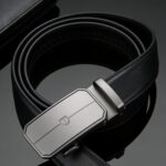 Custom Logo Business Men's Belts | Automatic Alloy Buckle | MOQ 300 Wholesale DC-8606 - Image 3