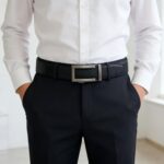 Wholesale Bonitogo Business-Style Minimalist Men's Alloy Ratchet Belt dancreation-8644 - Image 4