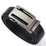 Wholesale Bonitogo Custom design MOQ 300 Business-style, light luxury, fashionable and simple alloy automatic buckle men's belt DC-8605 - Image 6