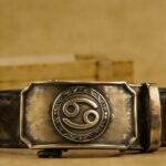 Wholesale Bonitogo Men's Automatic Buckle Retro Belt for the Twelve Zodiac Signs dancreation8650 - Image 2