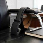 Wholesale Bonitogo Casual and simple frosted automatic buckle alloy unisex belt dancreation-8635 - Image 3