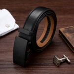 Wholesale Bonitogo Casual and simple frosted automatic buckle alloy unisex belt dancreation-8635 - Image 9