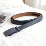 Wholesale Bonitogo Casual and simple frosted automatic buckle alloy unisex belt dancreation-8635 - Image 5