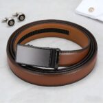 Wholesale Bonitogo Casual and simple men's alloy ratchet belt dancreation-8614 - Image 2