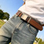 Wholesale Bonitogo Casual, simple, versatile ratchet alloy men's belt dancreation-8634 - Image 8