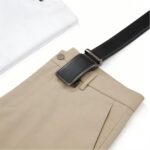 Wholesale Leather-Faced Automatic Buckle Belts - DC8608 Business Series - MOQ 300 - Image 10