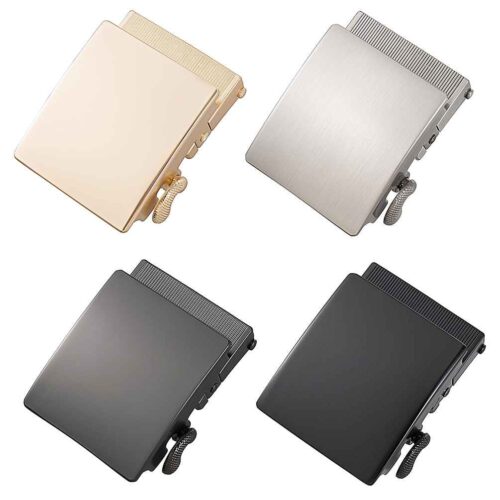 Automatic Alloy Belt Buckle LY36-26264 - 4 Color Options (Gold, Brushed Silver, Matte Dark Gray, Matte Black) - Men's Fashion Automatic Buckle