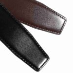 Wholesale Bonitogo New Men's Split Cowhide Leather Smooth Buckle Belt | Casual 3.4cm Width Adjustable Belt LY35-1211-3 - Image 8