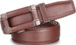 Wholesale Bonitogo Men's automatic buckle business belt with metal and leather trim dancreation-8616 - Image 11