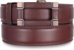 Wholesale Bonitogo Men's automatic buckle business belt with metal and leather trim dancreation-8616 - Image 13