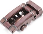 Wholesale Bonitogo Men's automatic buckle business belt with metal and leather trim dancreation-8616 - Image 14