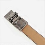 Wholesale Bonitogo Men's automatic buckle business belt with metal and leather trim dancreation-8616 - Image 7