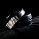 Wholesale Bonitogo Men's automatic buckle high-grade alloy retro braided craft belt dancreation-8622 - Image 7