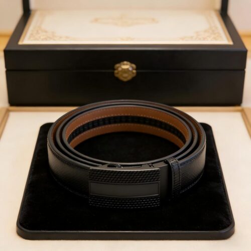 Minimalist Business Luxury Style Men's Ratchet Belt