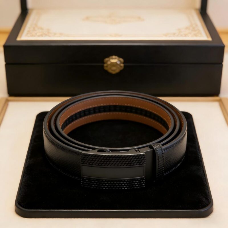 Minimalist Business Luxury Style Men's Ratchet Belt