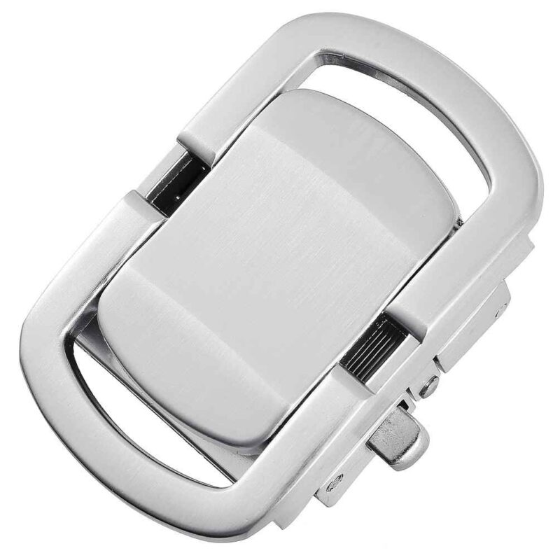 LY36-0171-mens-automatic-belt-buckle-silver-front-view