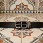 Wholesale Bonitogo Religious Retro Style Alloy Ratchet Men's Belt dancreation-8639 - Image 5