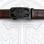 Retro Gothic Style Men's Alloy Ratchet Belt