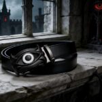 Wholesale Bonitogo Retro Mysterious Gothic Style Men's Ratchet Alloy Belt dancreation-8649 - Image 5