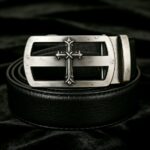 Wholesale Bonitogo Retro Thorn Cross Men's Alloy Ratchet Belt dancreation-8640 - Image 9
