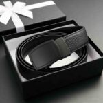 Wholesale Bonitogo Simple and elegant alloy ratchet men's belt dancreation-8631 - Image 7