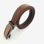 Wholesale Bonitogo Vertical striped brushed alloy automatic buckle men's business casual belt dancreation-8625 - Image 10