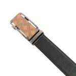 Wholesale Bonitogo Vertical striped brushed alloy automatic buckle men's business casual belt dancreation-8625 - Image 4